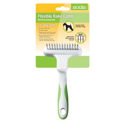 Andis Flexible Rake Comb 13 Long Teeth - Image 2