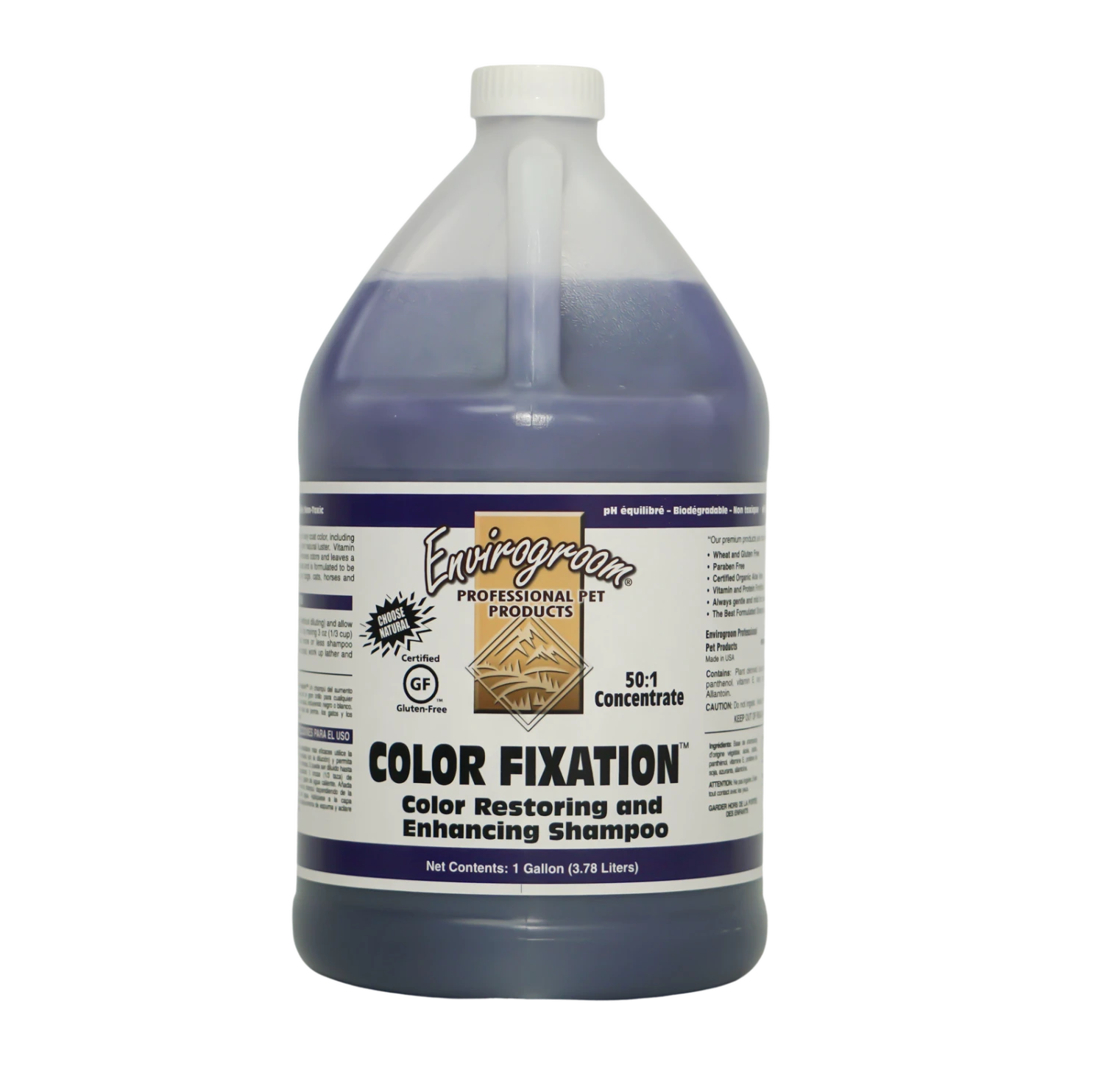 Envirogroom Color Fixation Color Restoring/Enhancing Shampoo 1 Gallon