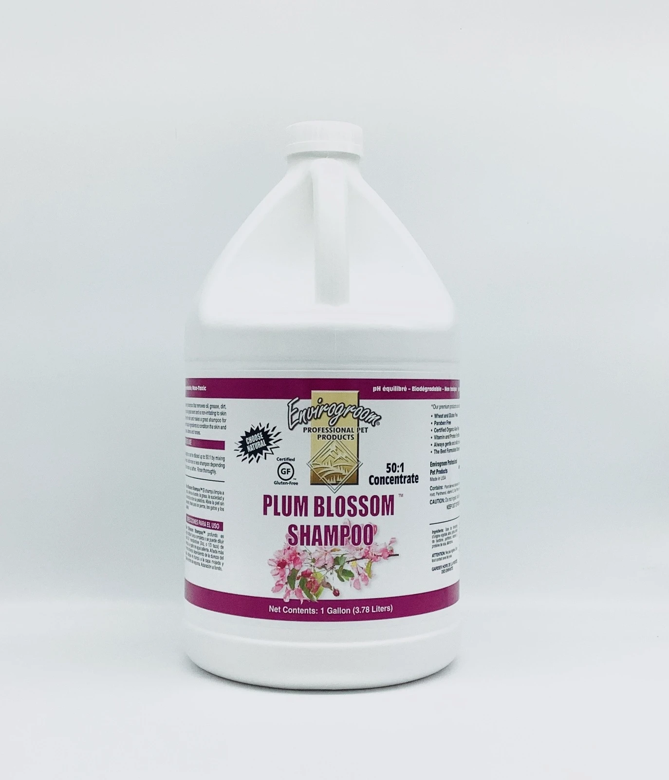 Envirogroom Plum Blossom Shampoo 50:1 Concentrate 1 Gallon