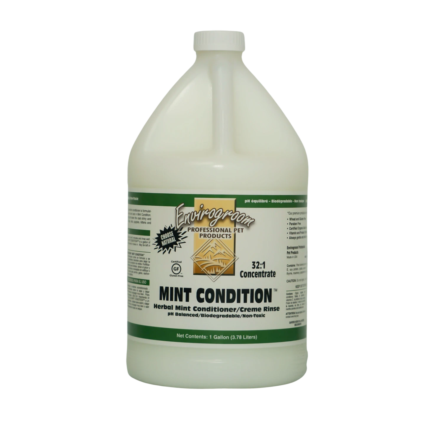 Envirogroom Mint Creme Rinse Conditioner 1 Gallon