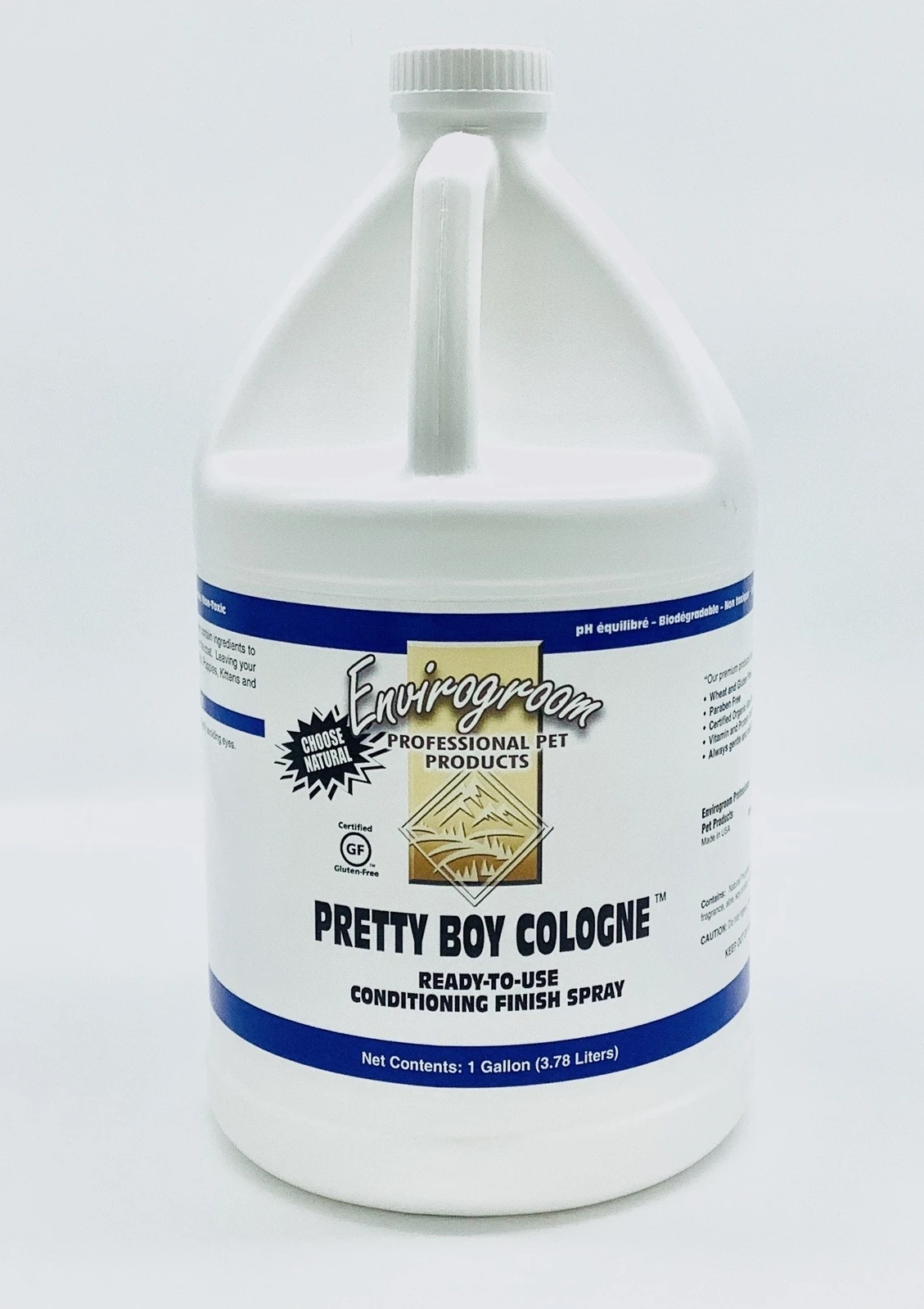 Envirogroom Pretty Boy Cologne RTU Conditioning Finish Spray 1 Gallon