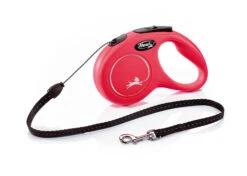 Flexi Classic Cord For Dogs Retractable Lead Red Medium 5m