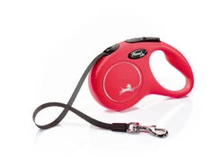 Flexi Classic Tape For Dogs Retractable Lead Red Medium 5m