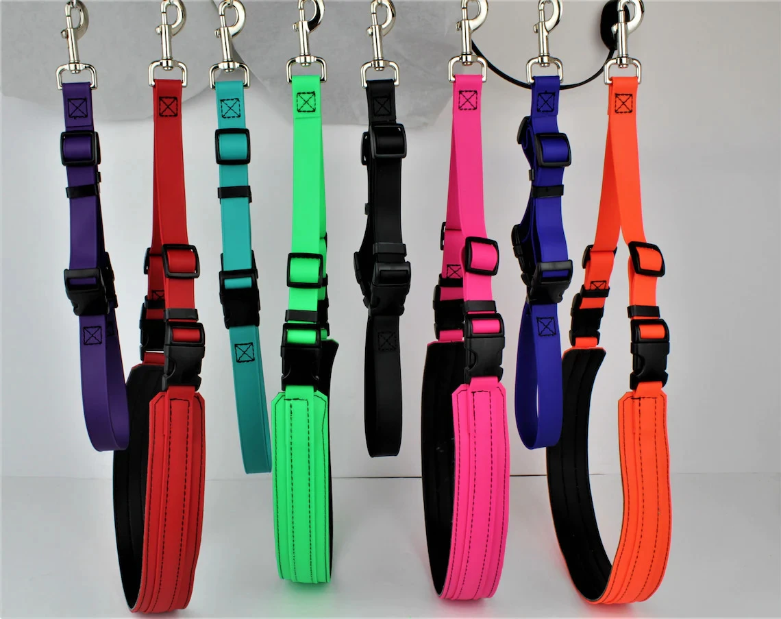 GroomTech Biothane Belly Strap Set - Teal - Image 7