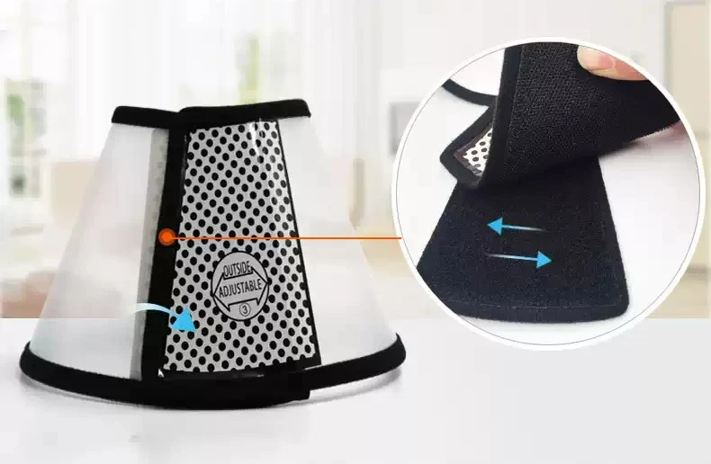 Groomtech Elizabethan Collar #6, Neck Circum 29-37m, Depth 18cm - Image 5