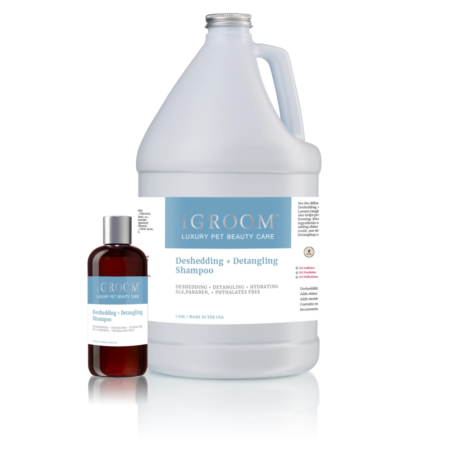 IGroom Deshedding + Detangling Shampoo 16oz (473ml) - Image 2