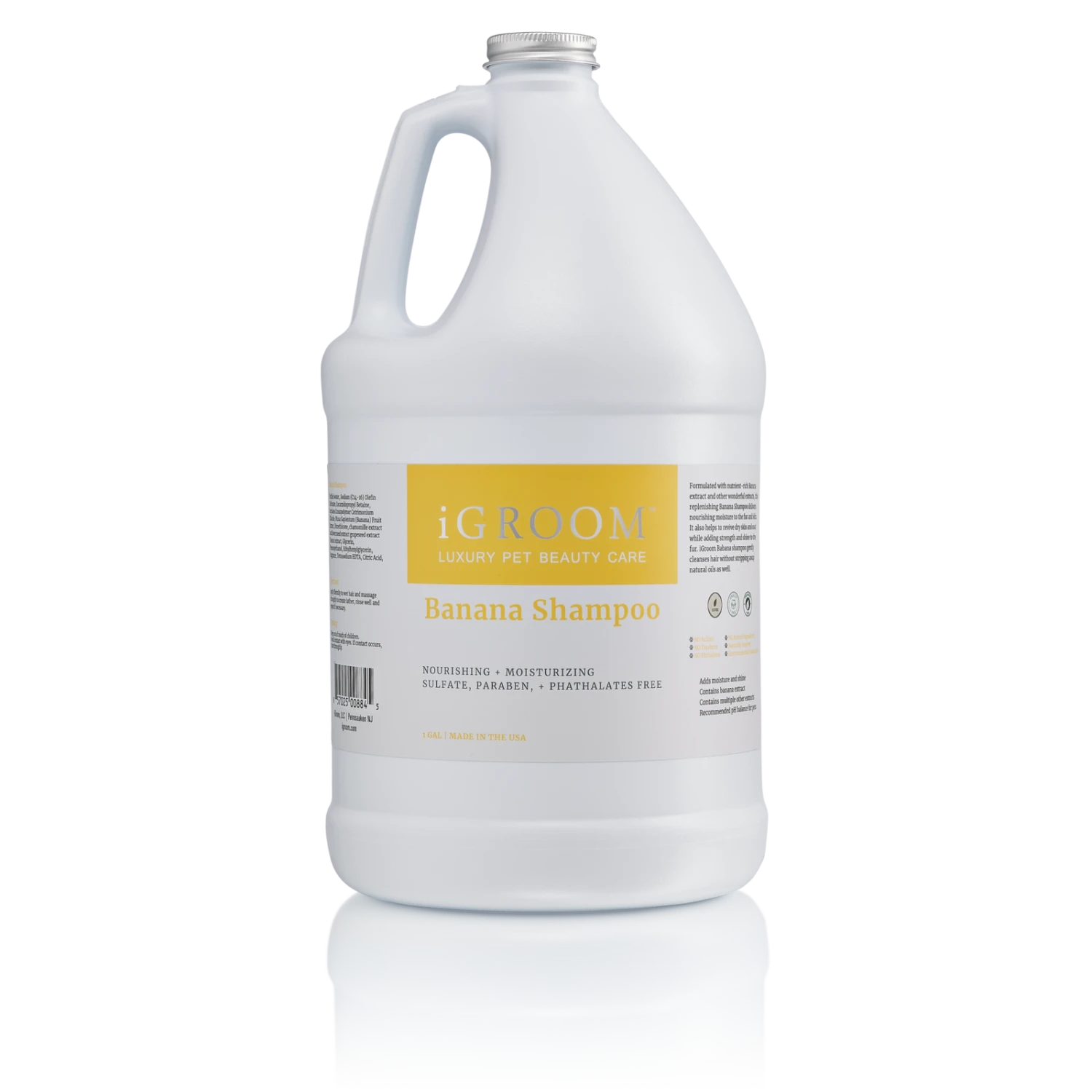 IGroom Banana Shampoo 1 Gallon (3.8L)