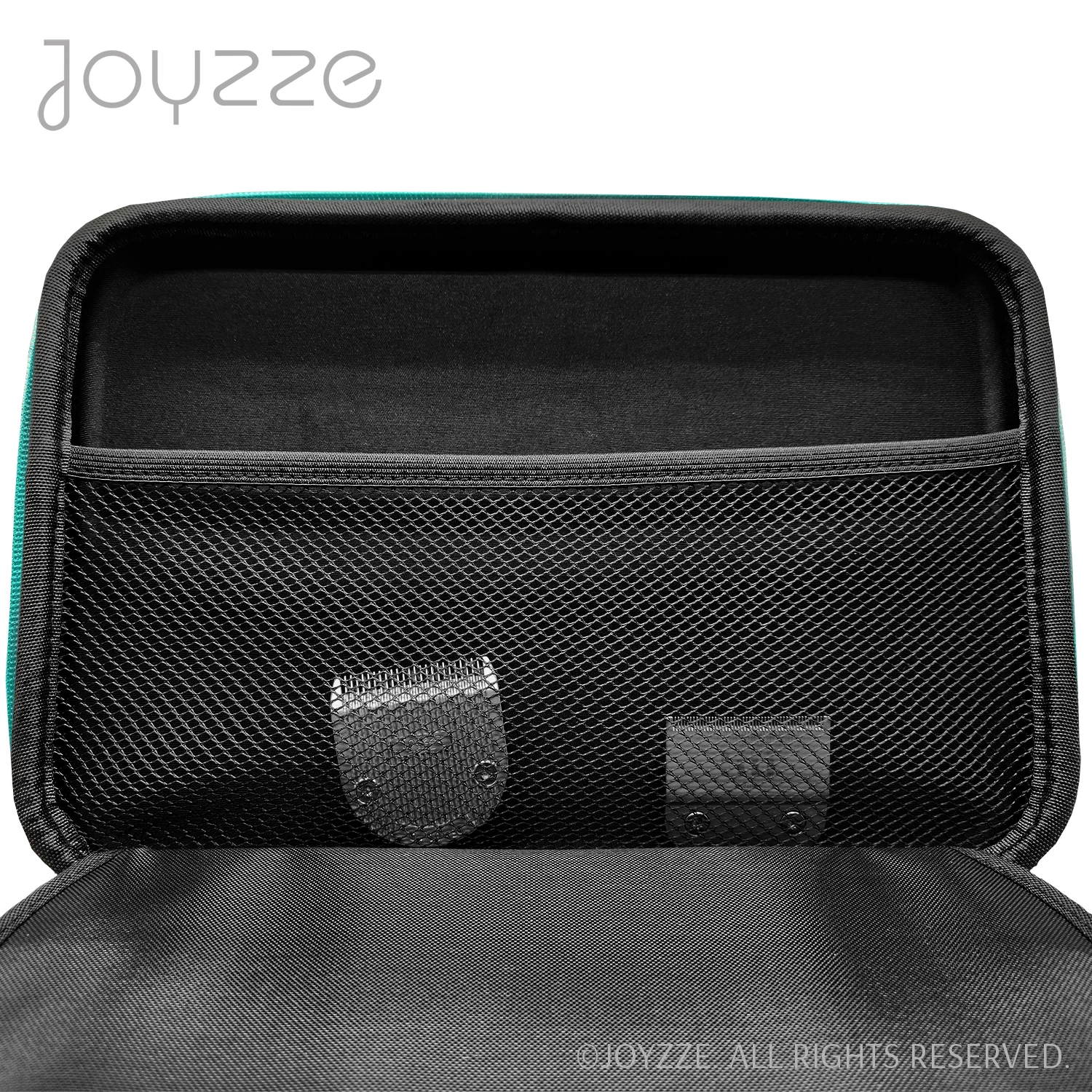 Joyzze Hard Blade Storage Case Fits 22 Blades - Neon Teal - Image 4