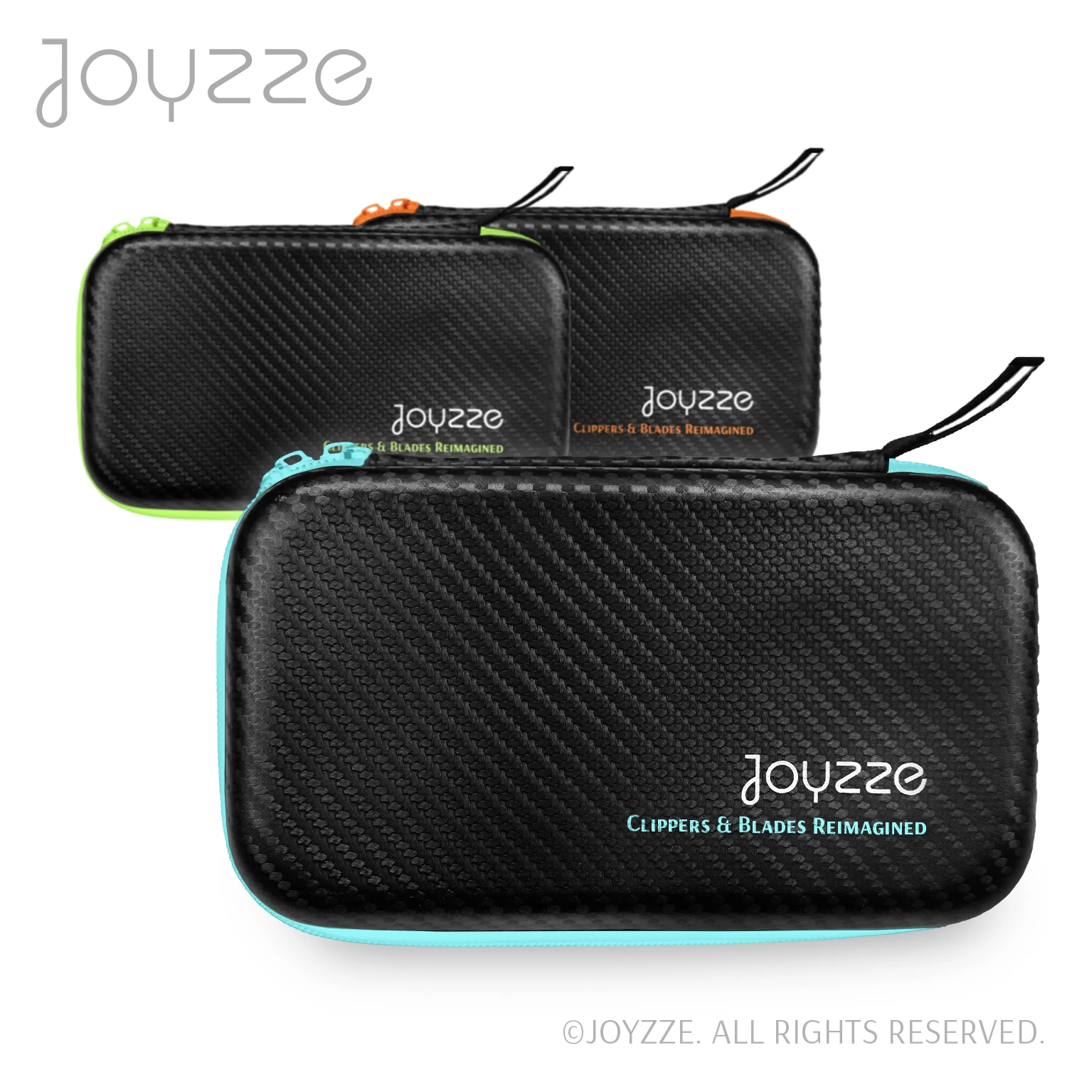Joyzze Hard Blade Storage Case Fits 22 Blades - Neon Teal - Image 7