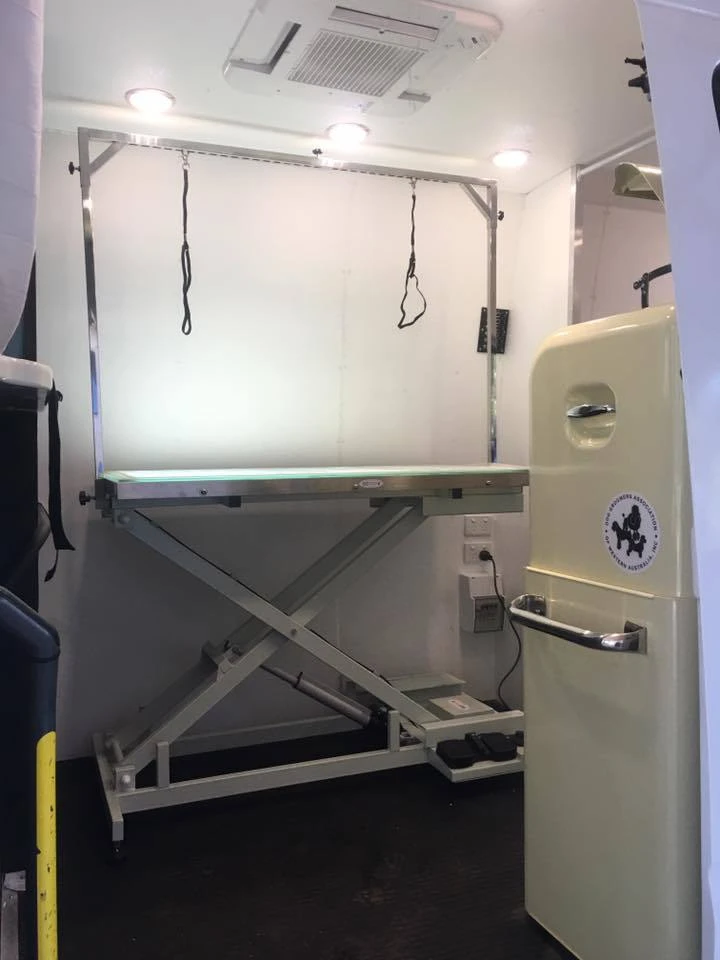 Shernbao Electric Lifting Table With LED Light And H Frame - Image 5