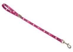 Show Tech Grooming Noose Pawprint Pink 45cm X 1.5cm