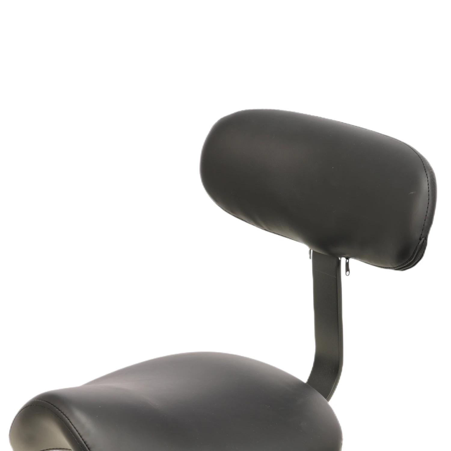 Groomer's Saddle Stool With Back Rest (Black) - Image 2