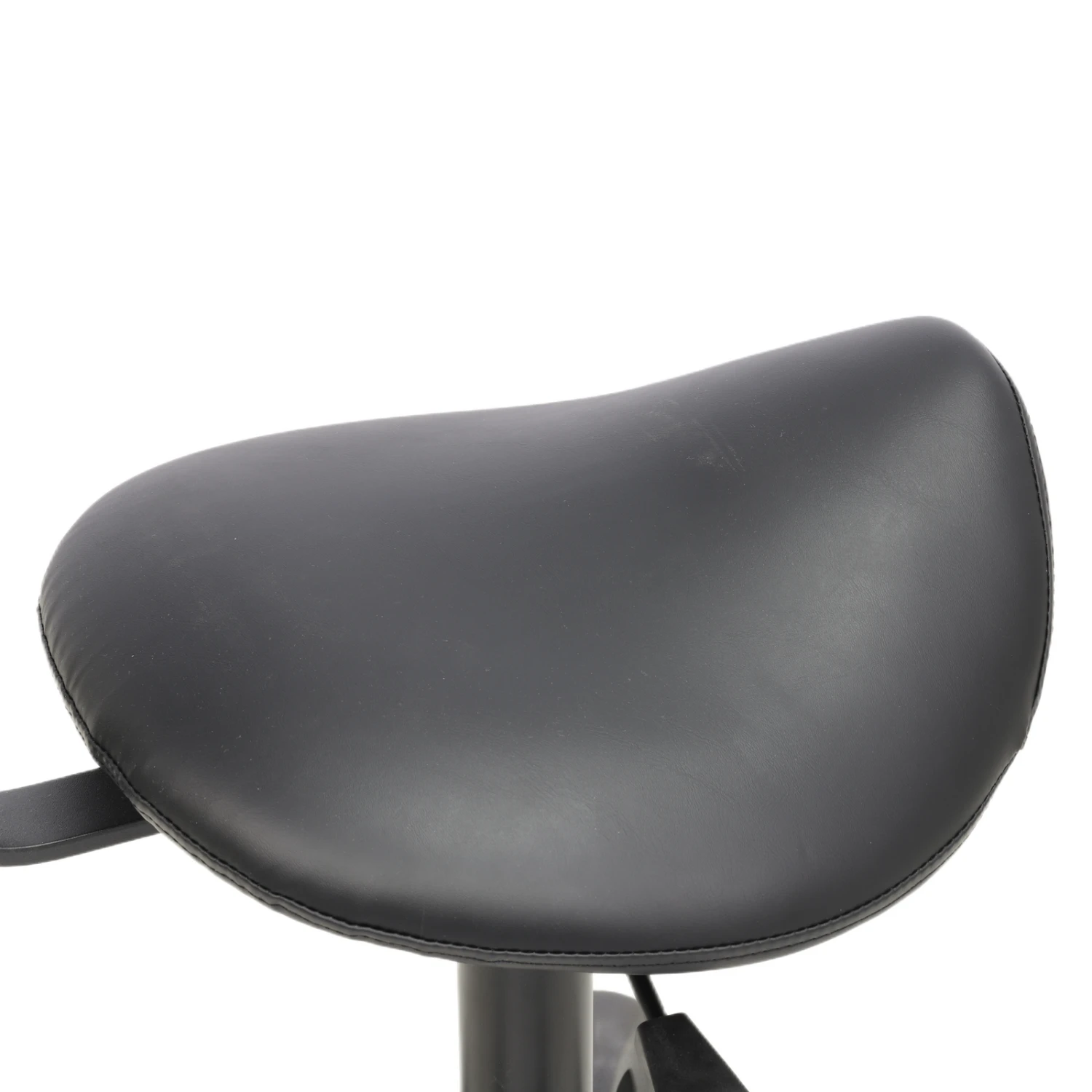 Groomer's Saddle Stool With Back Rest (Black) - Image 3