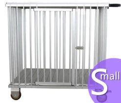 Aeolus 1-Berth Show Trolley With 6" Rubber Wheels - Small [Purple]