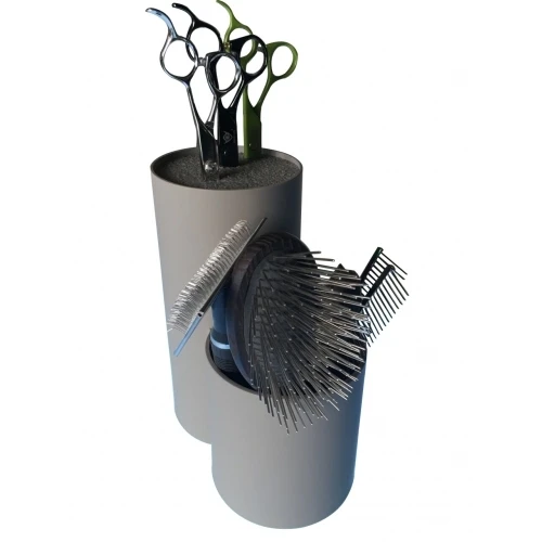 Aeolus Double Stump Scissors Cylinder - Pink - Image 2