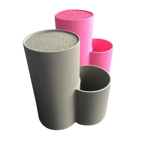 Aeolus Double Stump Scissors Cylinder - Pink - Image 3