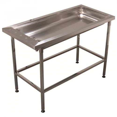 Stainless Steel Dental Preparation Tub Table - Image 3