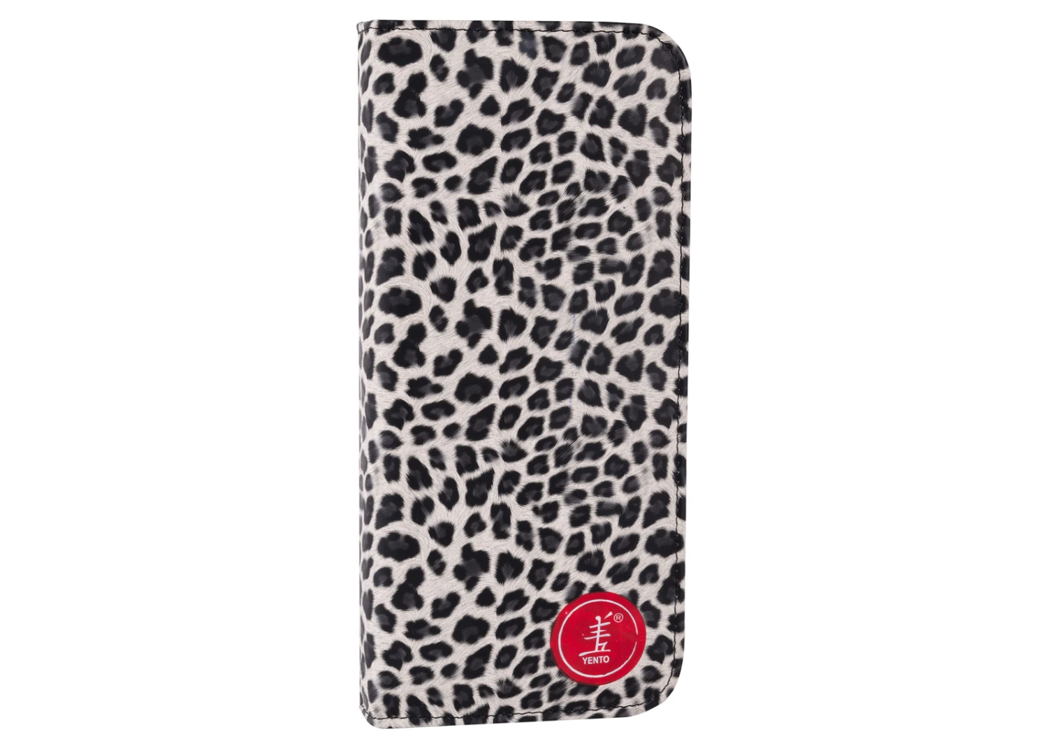 Yento Scissor Shear Pouch Leopard Print - 12 Scissors, 28x12.5cm